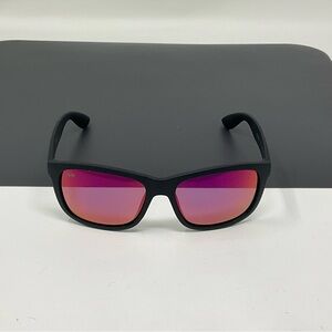 Shady Rays Shady Rays C-0509 Sunglasses Matte Black Polarized red mirror